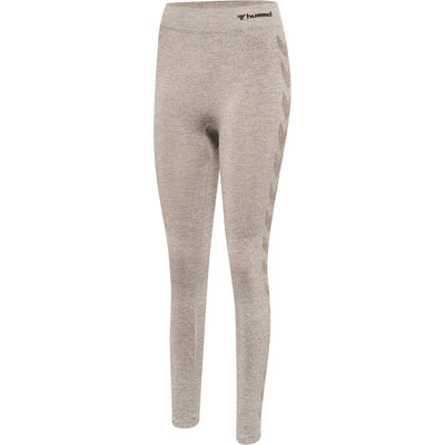 Hummel CI Seamless Mid Waist Tights – Driftwood Melange