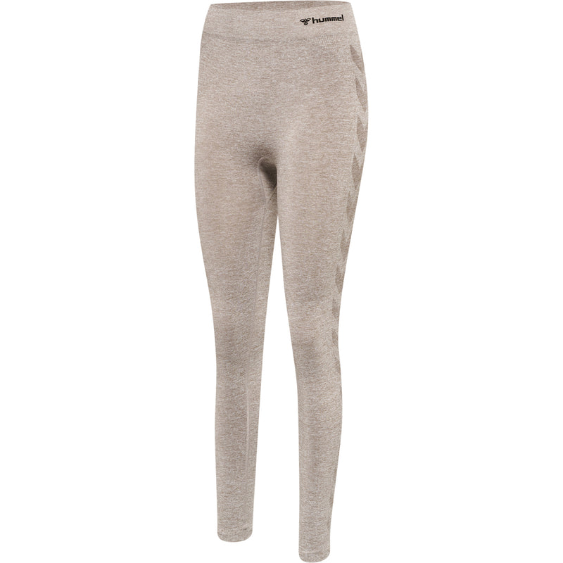 Hummel CI Seamless Mid Waist Tights – Driftwood Melange