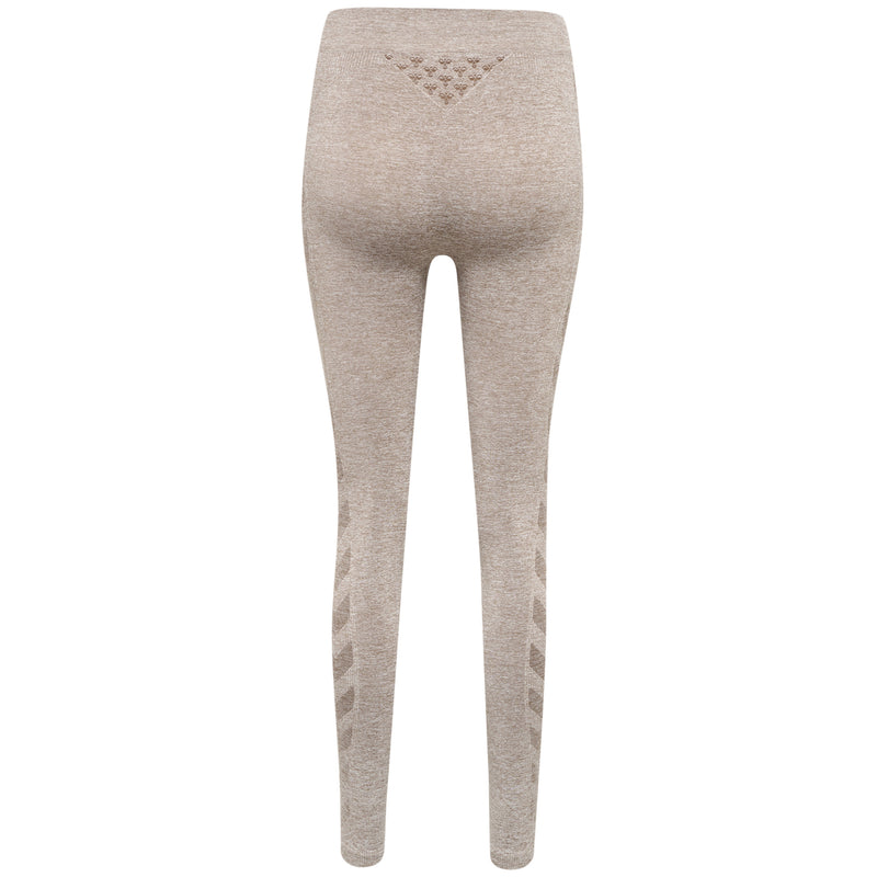 Hummel CI Seamless Mid Waist Tights – Driftwood Melange