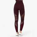 ICANIWILL Queen Mesh Tights Burgundy Melange Wmn