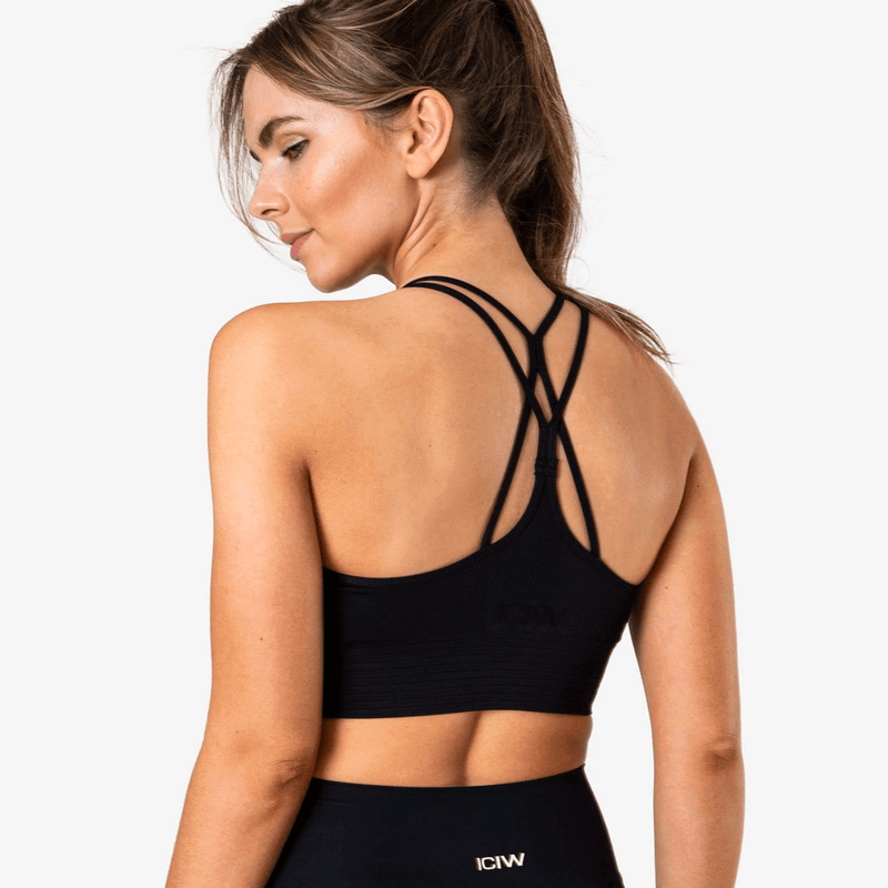 ICANIWILL Define Seamless Sports Bra Black