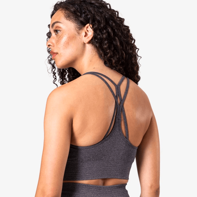 ICANIWILL Define Seamless Sports Bra Grey Melange