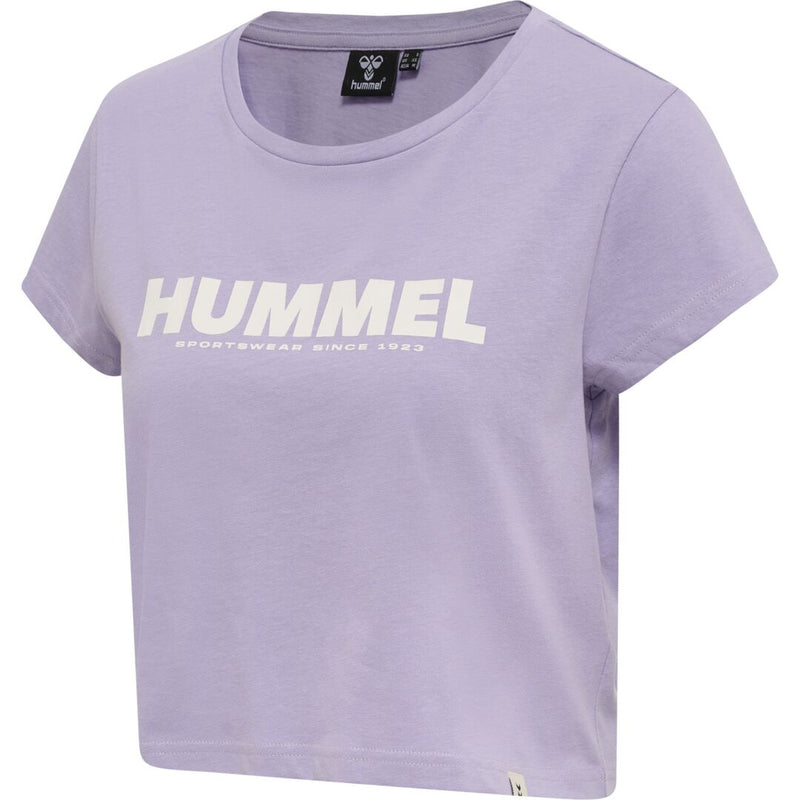 Hummel Legacy Woman Cropped T-shirt - Pastel Lilac