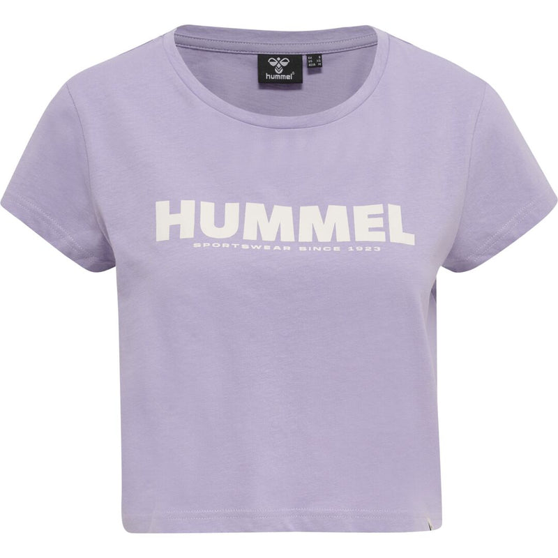 Hummel Legacy Woman Cropped T-shirt - Pastel Lilac