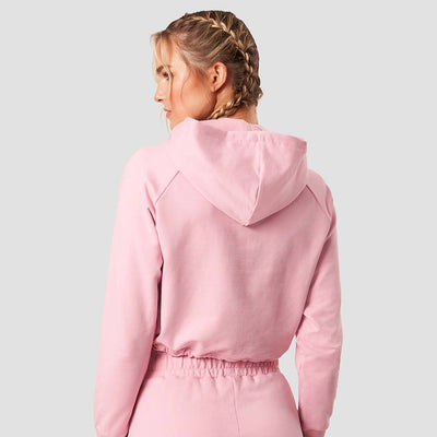 ICANIWILL Adjustable Cropped Hoodie Pink Wmn