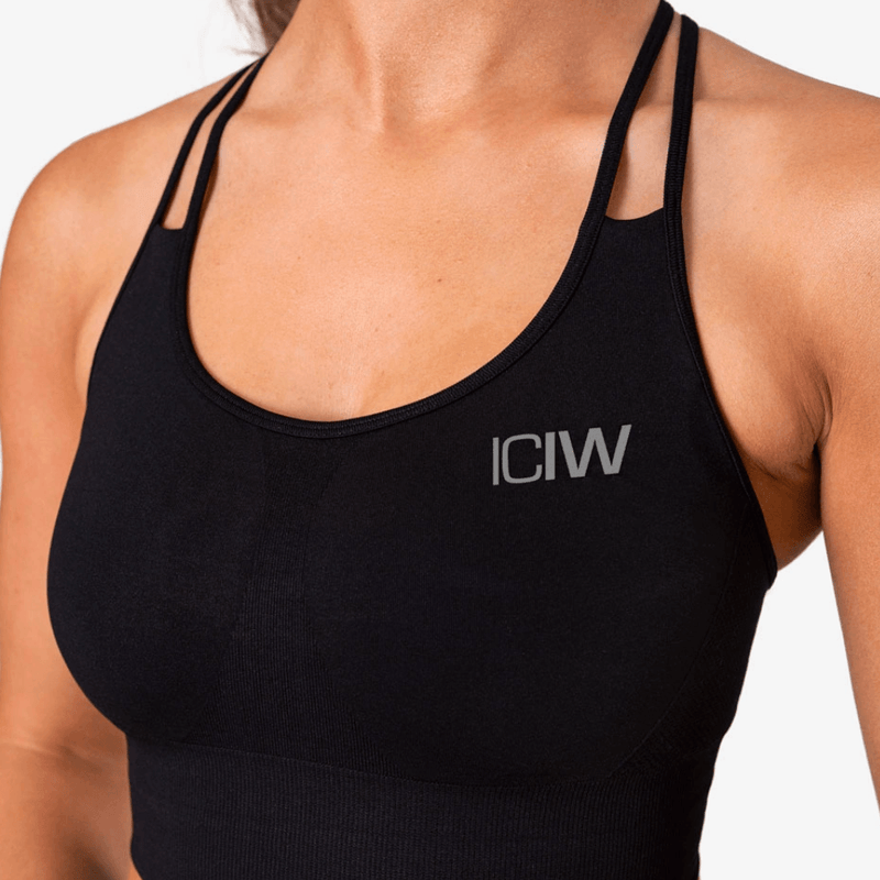 ICANIWILL Define Seamless Sports Bra Black