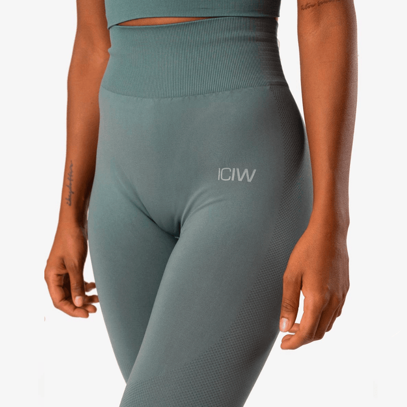 ICIW Define Seamless Tights Jungle Green