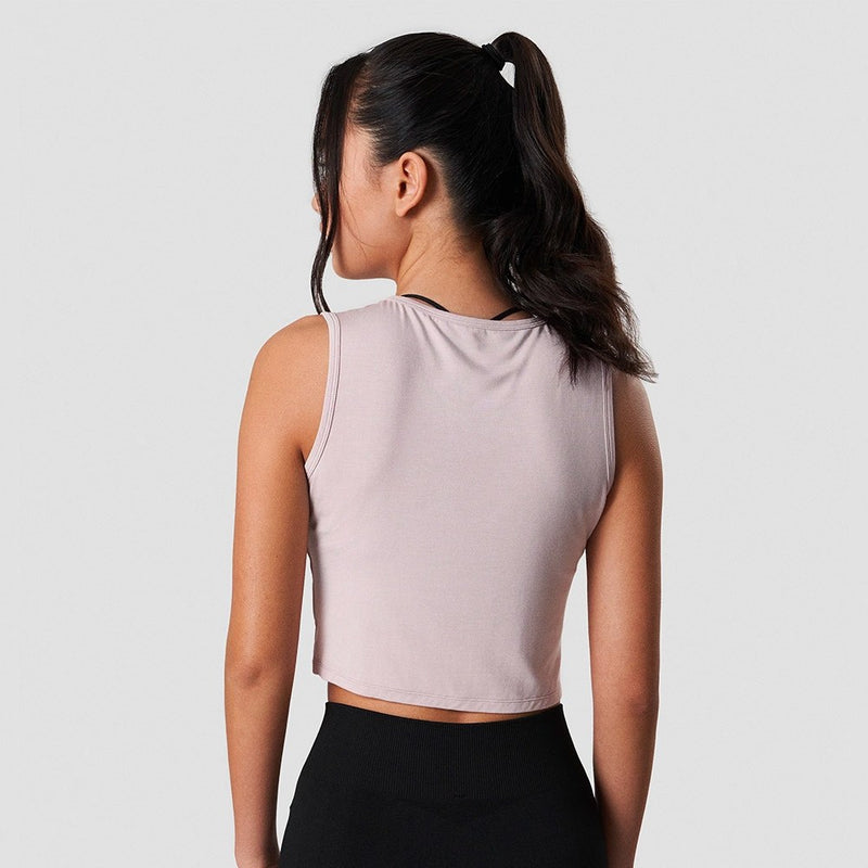 ICANIWILL Nimble Crop Top Light Mauve Wmn