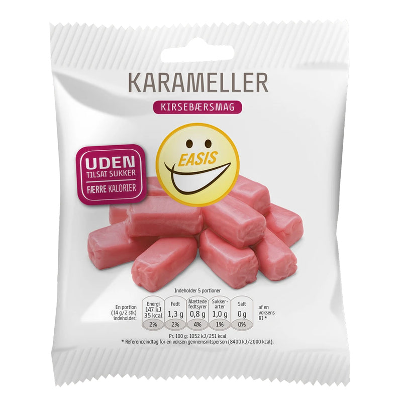 EASIS Karameller (70g) - Kirsebærsmag