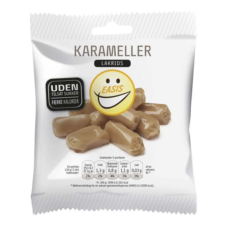 EASIS Karameller (70g) - Lakridssmag