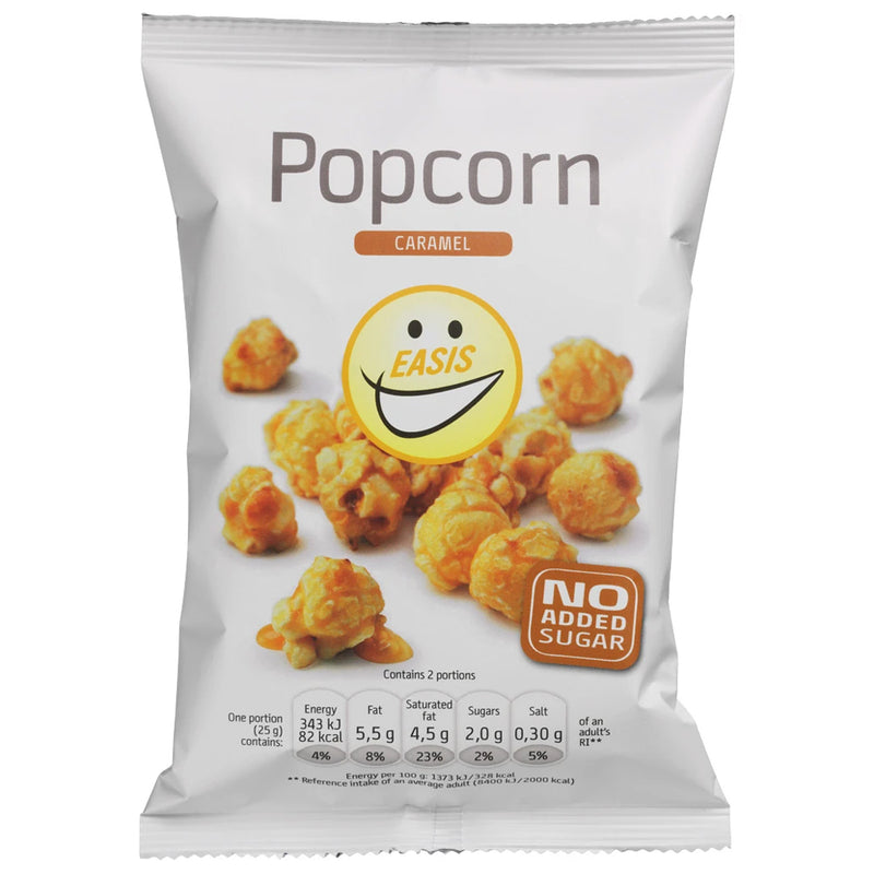 EASIS Snacks (50g) - Popcorn med karamel