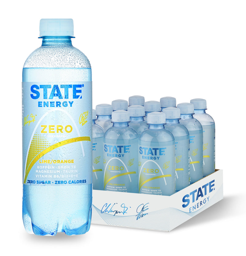 STATE Energy - Lime/Orange Zero (12x 400ml)