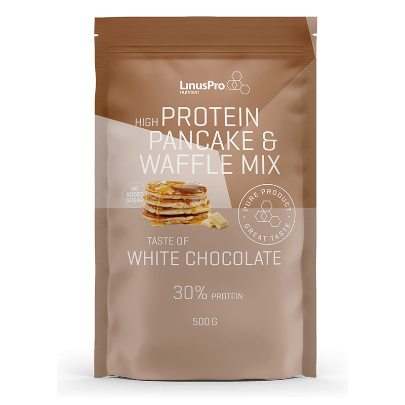 LinusPro Protein Pancake & Waffle Mix - White Chocolate (500g)