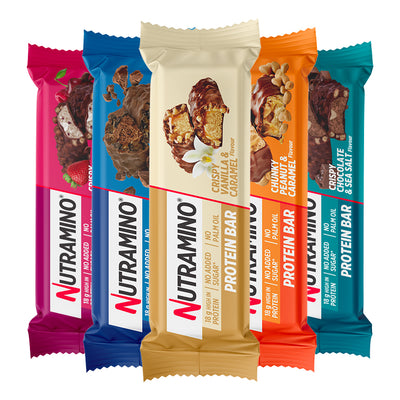 Nutramino Protein Bar - Bland Selv (12 stk)