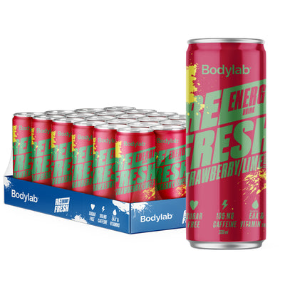 Bodylab Refresh Energy (24x 330ml) - Strawberry Lime