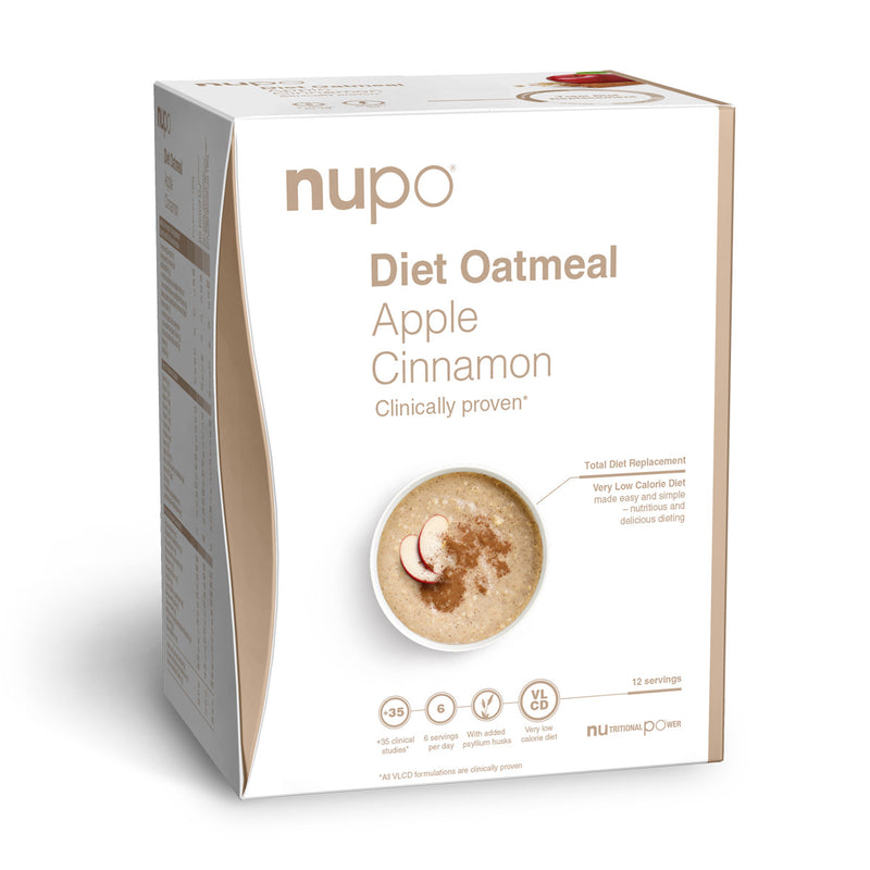 Nupo Diet Oatmeal (384g) - Apple & Cinnamon