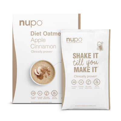 Nupo Diet Oatmeal (384g) - Apple & Cinnamon