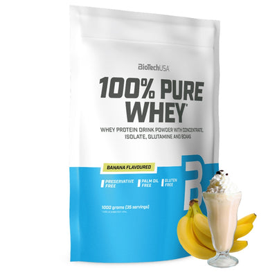 BioTechUSA 100% Pure Whey - Proteinpulver (1 kg)