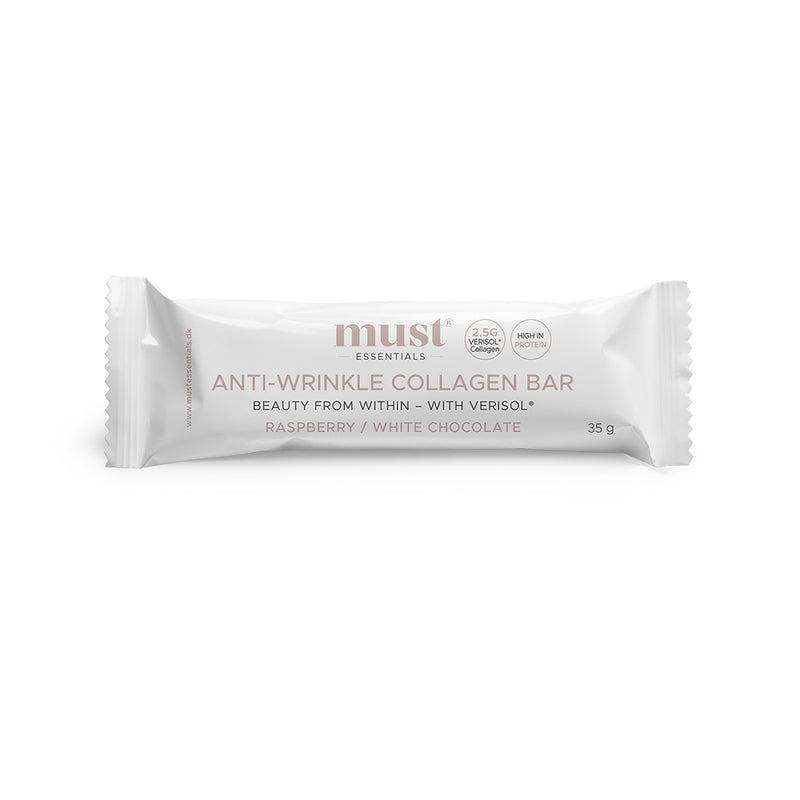 MUST Essentials Verisol Collagen Bar - Raspberry White Chocolate (35g)