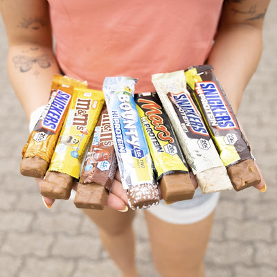 Snickers, Mars, M&M's, MilkyWay & Bounty Protein Bar - Bland Selv (10 stk)
