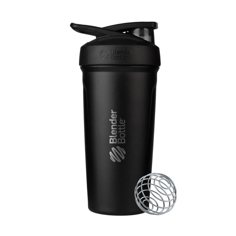 Blender Bottle Strada Thermo Edelstahl 710ml - Black