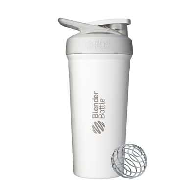 Blender Bottle Strada Thermo Edelstahl 710ml - White