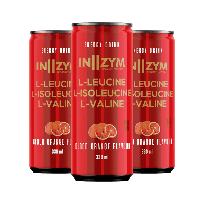 IN2ZYM BCAA Energy Drink - Blood Orange (24x 330 ml)