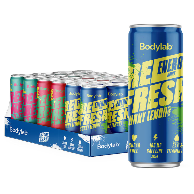 Bodylab Refresh Energy - Bland Selv (24x 330ml)