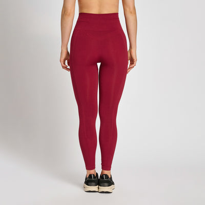 Hummel TIF Seamless High Waist Tights – Cabernet