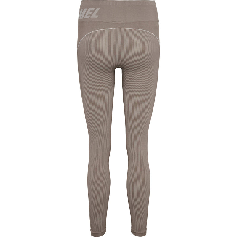 Hummel TE Christel Seamless MW Tights - Chateau Gray/Driftwood Melange