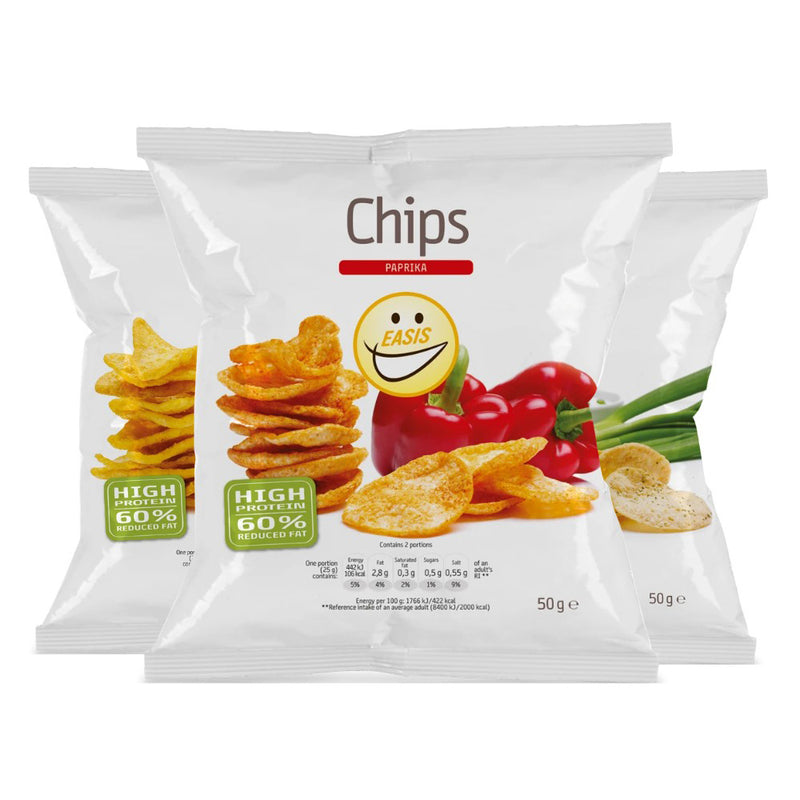 EASIS Chips - Bland Selv (6x 50g)