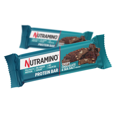 Nutramino Protein Bar - Crispy Chocolate & Sea Salt (55g)