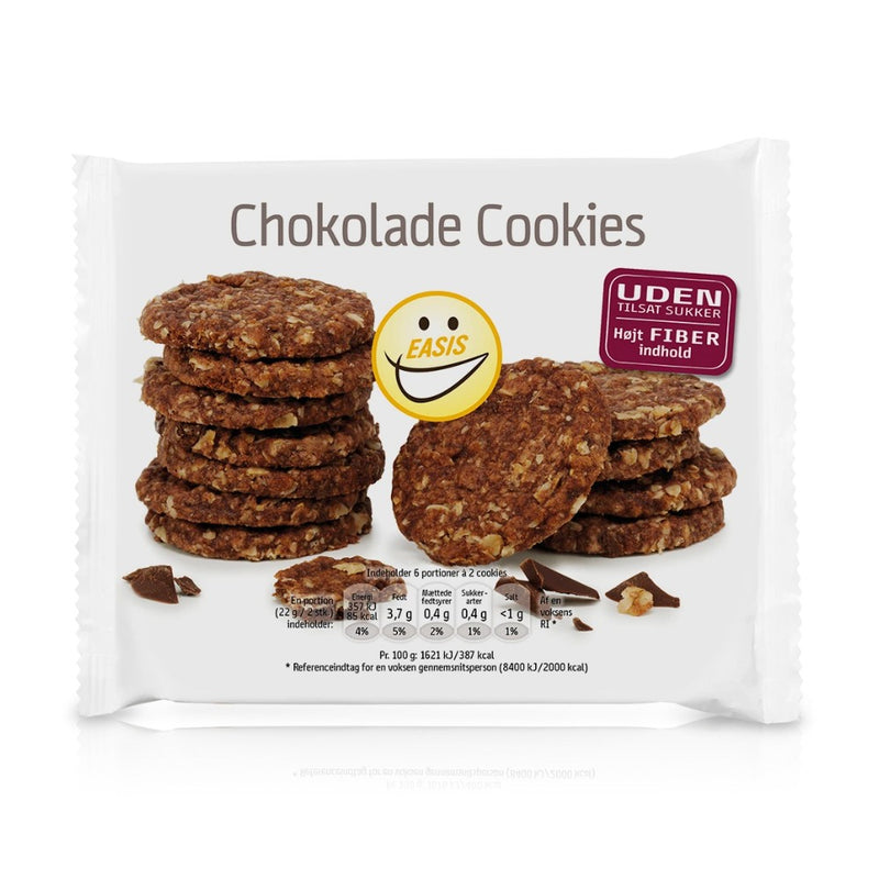 EASIS Chokolade Cookies 132g - MuscleHouse.dk