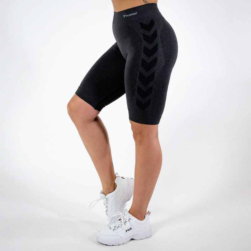 Hummel CI Seamless Cycling Shorts – Black Melange