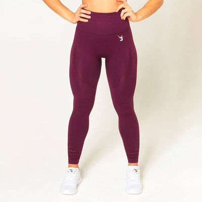 V3 Apparel Contour Seamless Leggings - Wine