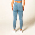 V3 Apparel Define Seamless Scrunch Leggings - Blue Marl