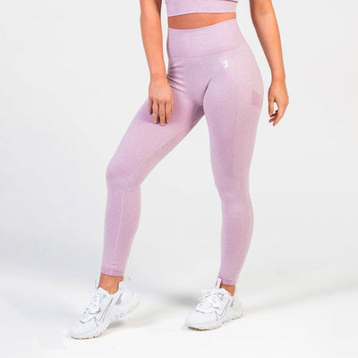 V3 Apparel Define Seamless Scrunch Leggings - Lilac Marl