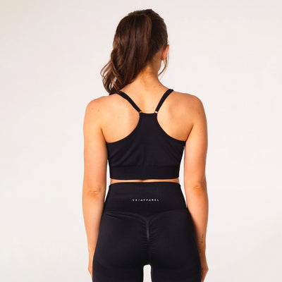 V3 Apparel Define Seamless Sports Bra - Black