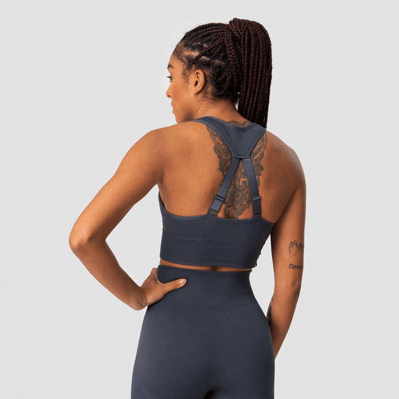 ICANIWILL Divine Seamless Sports Bra Mystic Blue