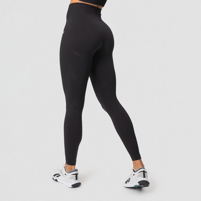 ICANIWILL Divine Seamless Tights Black - MuscleHouse.dk