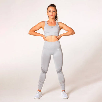 V3 Apparel Elevate Seamless Sports Bra - Grey