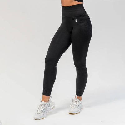 V3 Apparel Empower Seamless Scrunch Leggings – Black