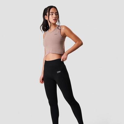 ICANIWILL Nimble Crop Top Cappuccino Wmn
