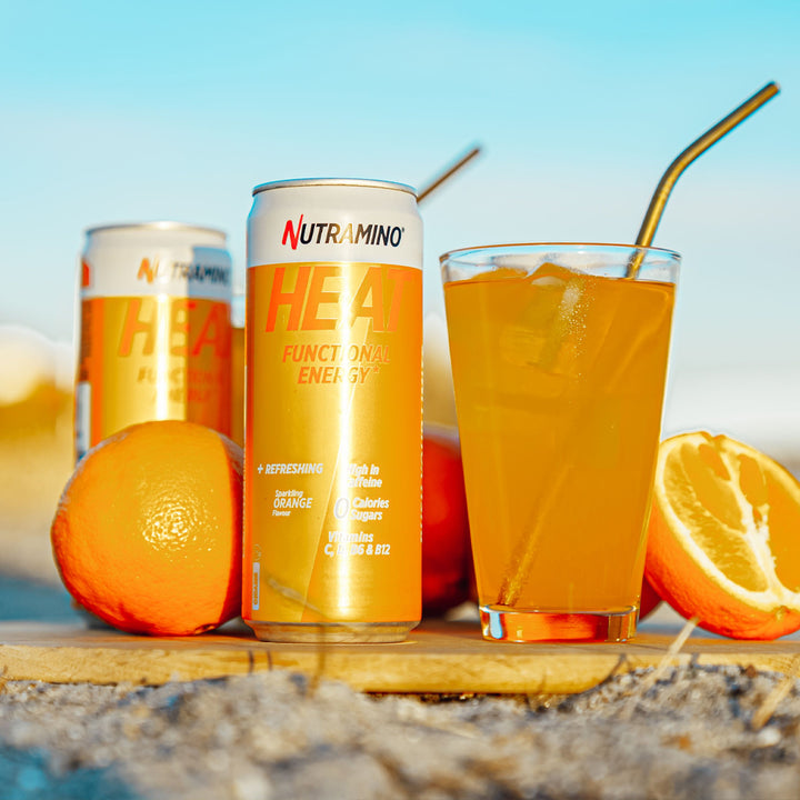 Nutramino HEAT (330ml) - Orange - OBS! BEDST FØR 6/6-2026