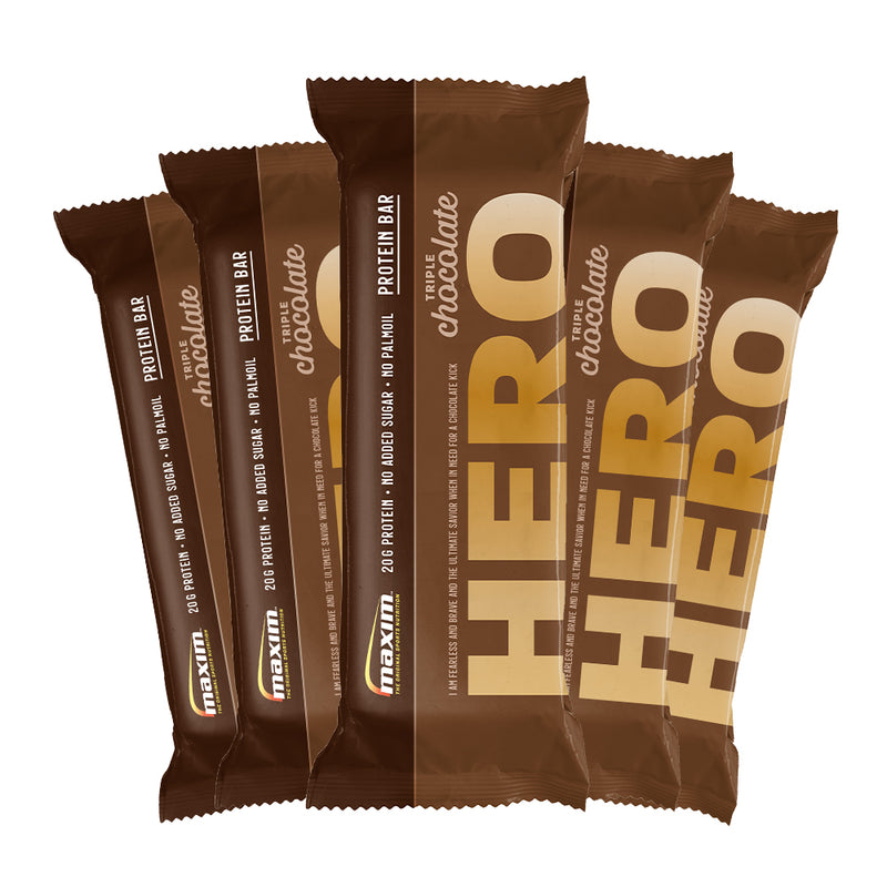 Maxim Protein Bar - Hero Triple Chocolate (12x 55g)