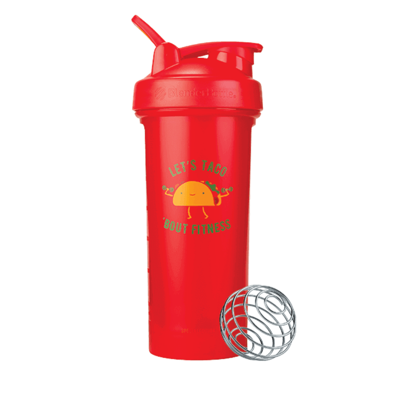 Blender Bottle Just For Fun 820ml - Taco - MuscleHouse.dk