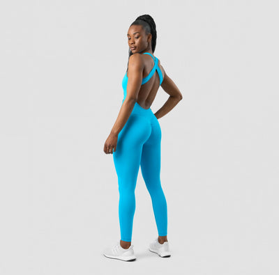 ICANIWILL Scrunch Jumpsuit Blue