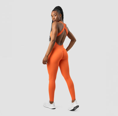 ICANIWILL Scrunch Jumpsuit Orange
