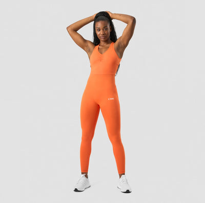 ICANIWILL Scrunch Jumpsuit Orange