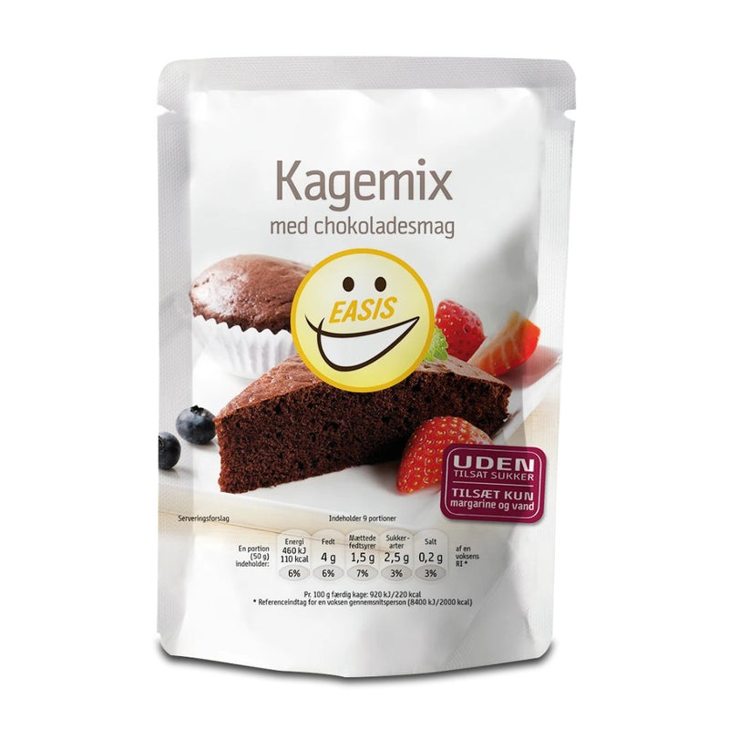 EASIS Kagemix Chokolade 300g - MuscleHouse.dk